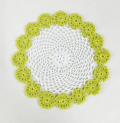 Handmade Floral Crochet Doily
