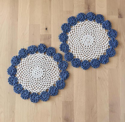Handmade Floral Crochet Doily