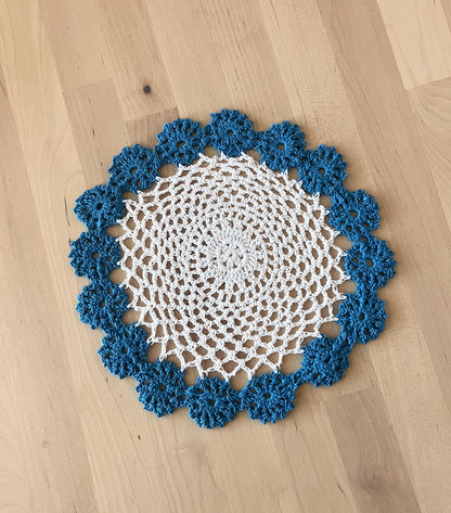 Handmade Floral Crochet Doily