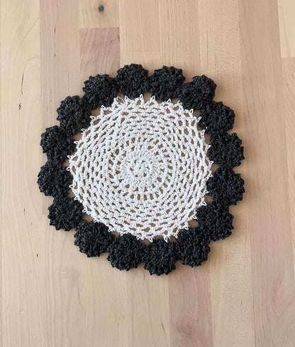 Handmade Floral Crochet Doily