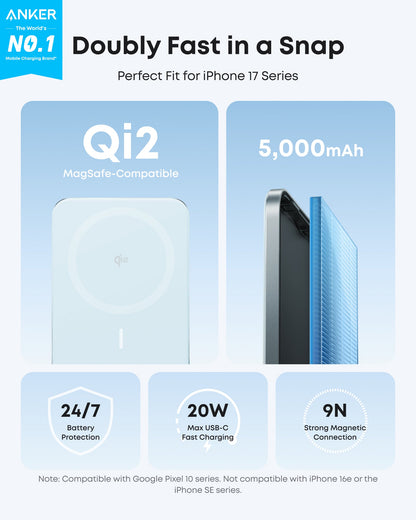 Anker Nano 5K MagGo Slim Magnetic Power Bank