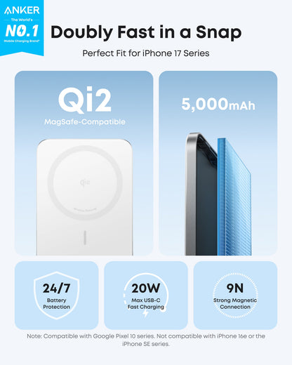Anker Nano 5K MagGo Slim Magnetic Power Bank