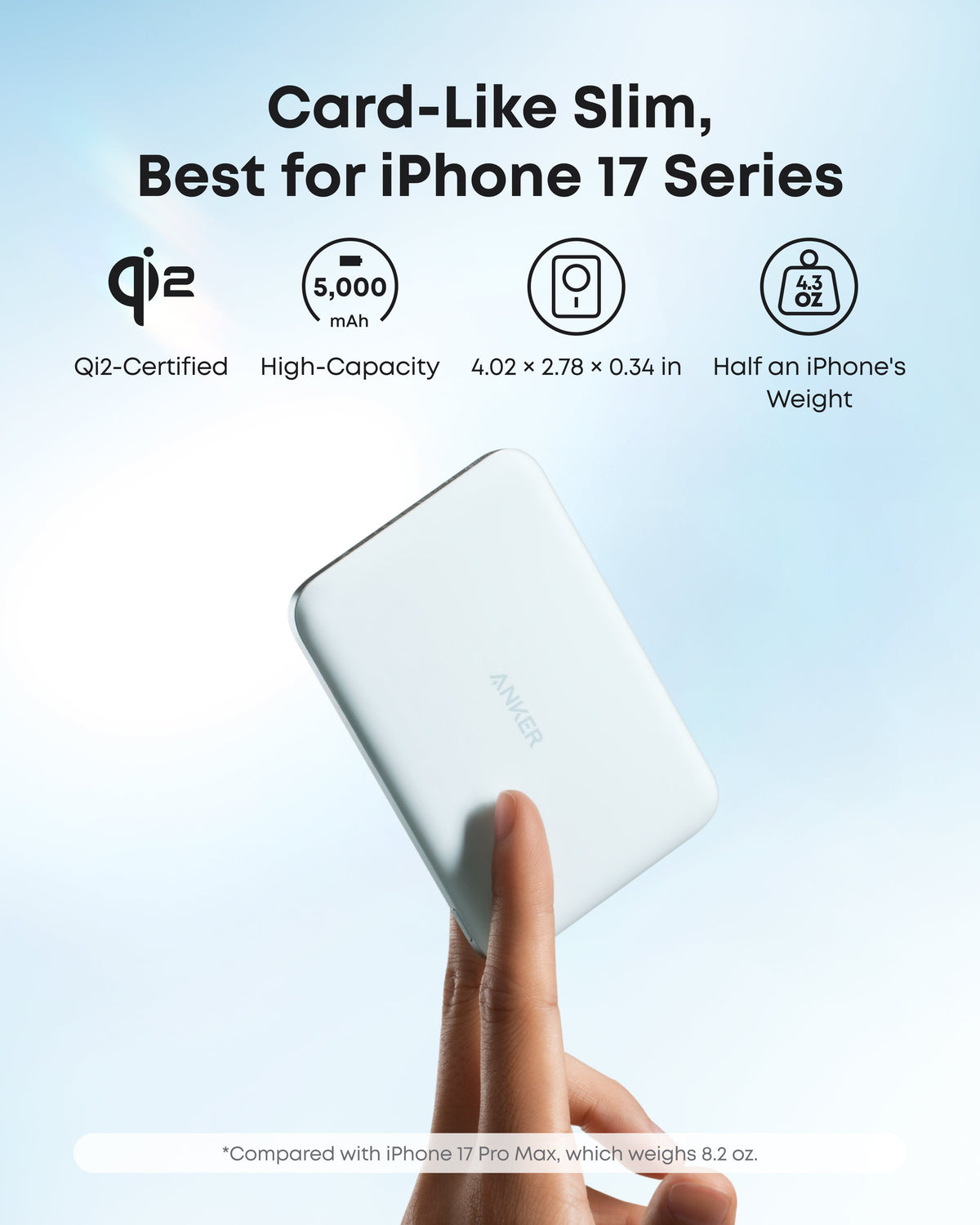 Anker Nano 5K MagGo Slim Magnetic Power Bank