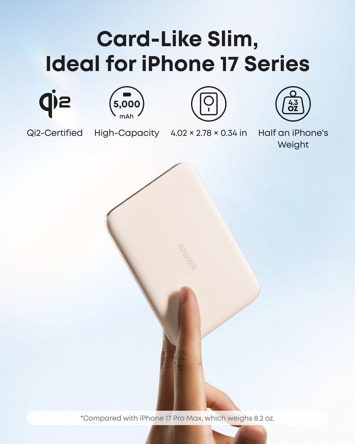 Anker Nano 5K MagGo Slim Magnetic Power Bank