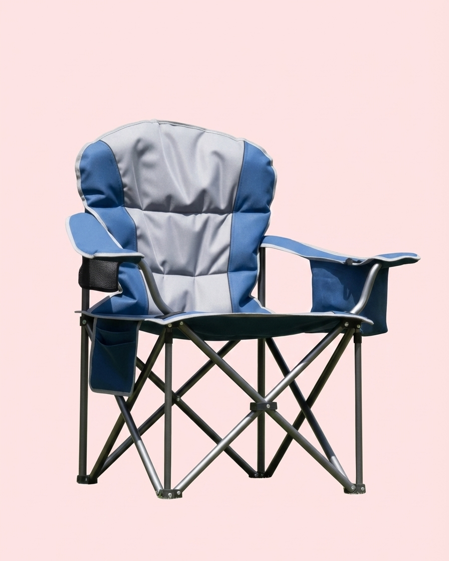 500 lb Heavy-Duty Folding Camping Chair