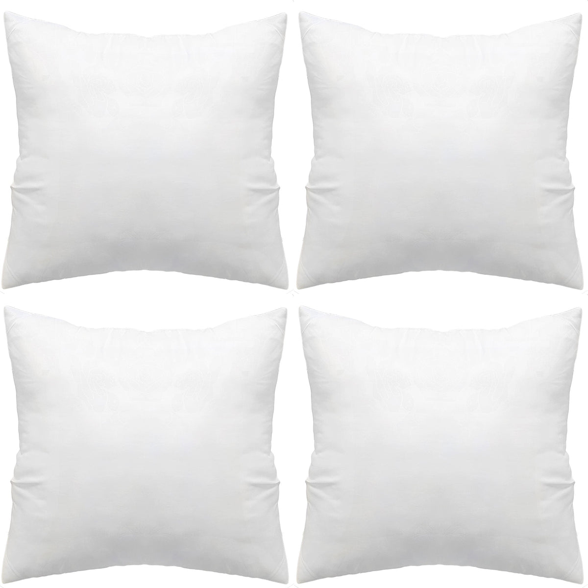 Throw Pillow Inserts – 4 Pack
