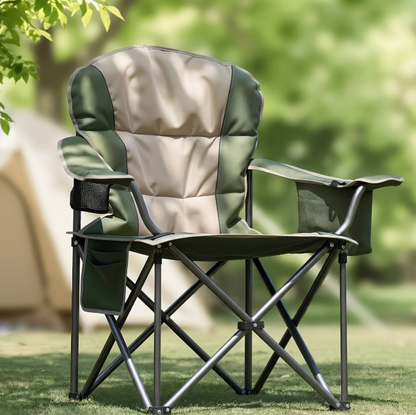 500 lb Heavy-Duty Folding Camping Chair