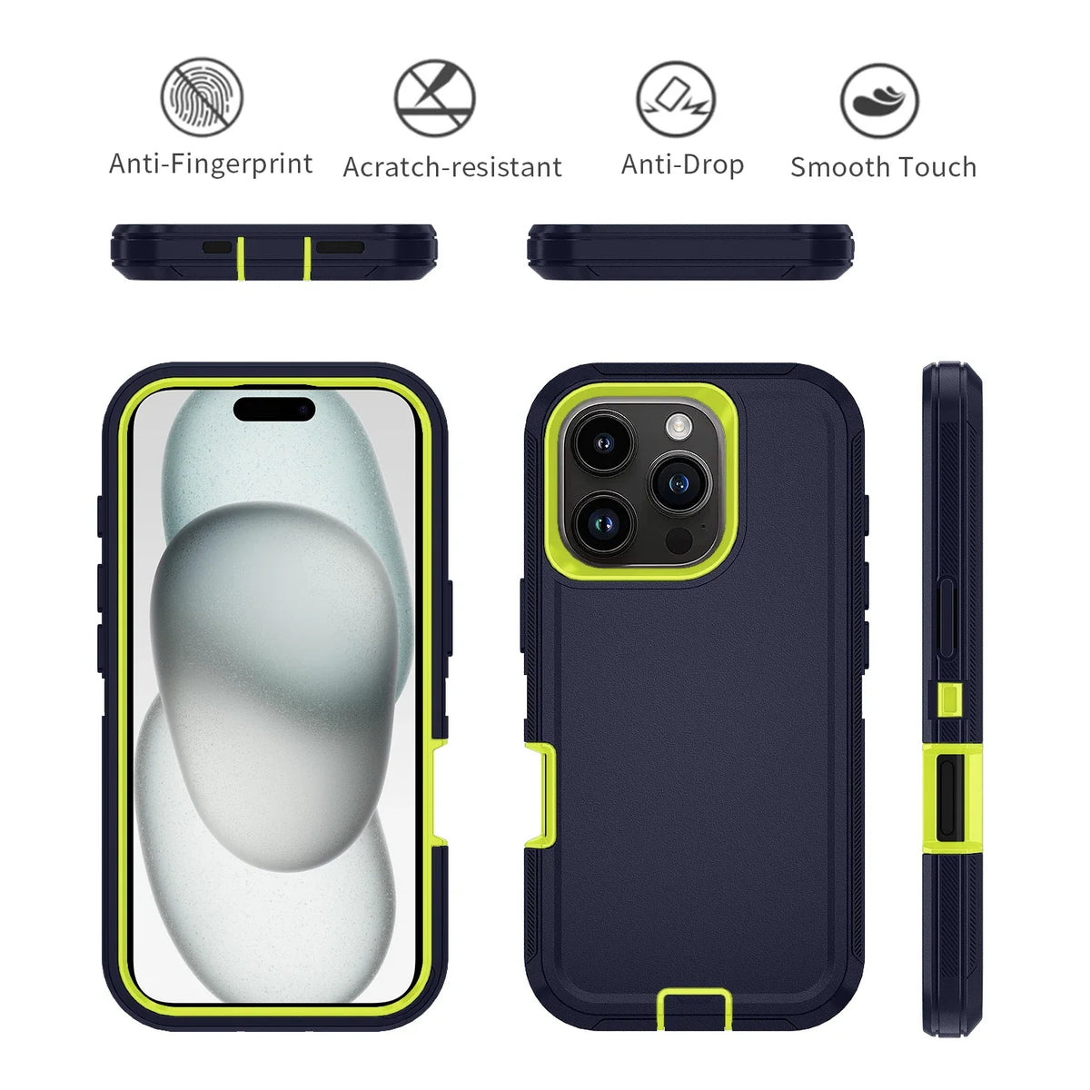 Rugged Shockproof iPhone Defender Case