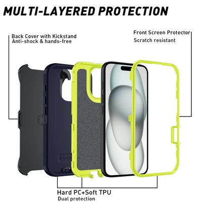 Rugged Shockproof iPhone Defender Case