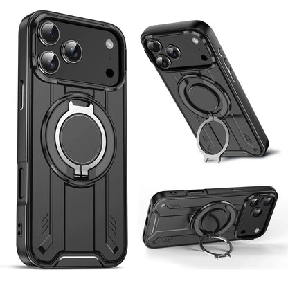 Magnetic iPhone Case with 360° Rotating Stand