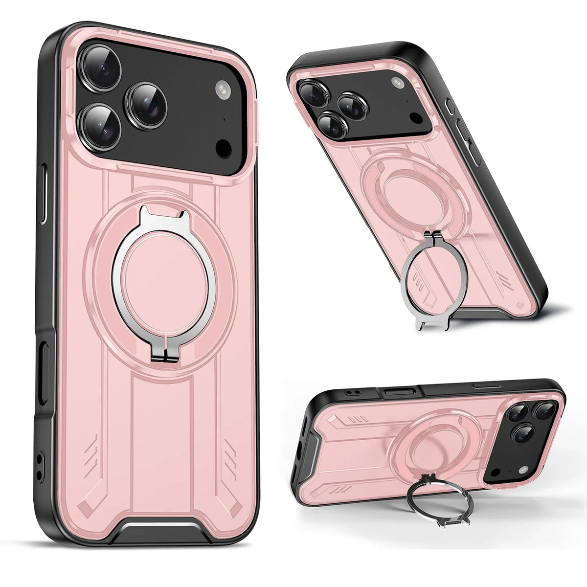 Magnetic iPhone Case with 360° Rotating Stand