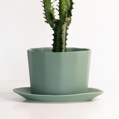 Handmade Oval Porcelain Planter
