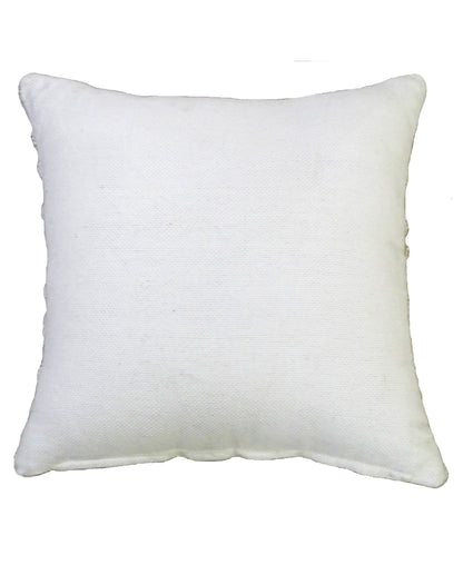 Beige Textured Accent Pillow – 20 × 20 in