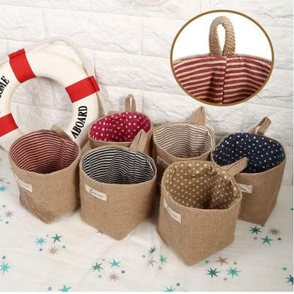 Cotton-Linen Hanging Storage Pocket