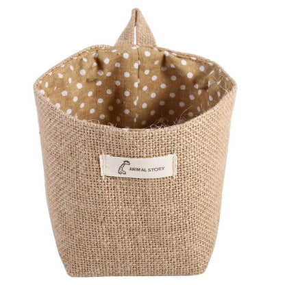 Cotton-Linen Hanging Storage Pocket