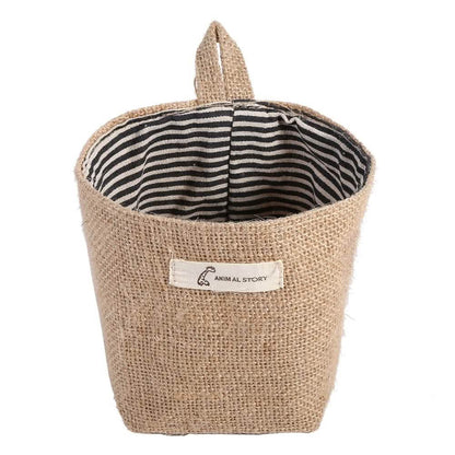 Cotton-Linen Hanging Storage Pocket