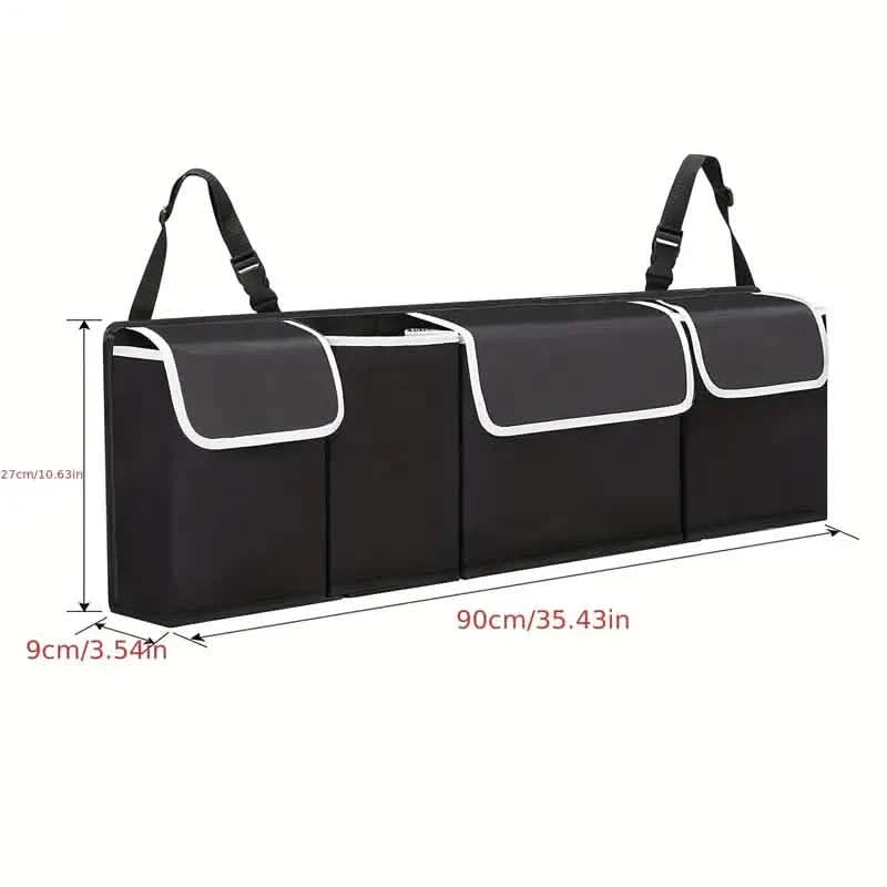 High-Capacity Back Seat & Trunk Storage Bag