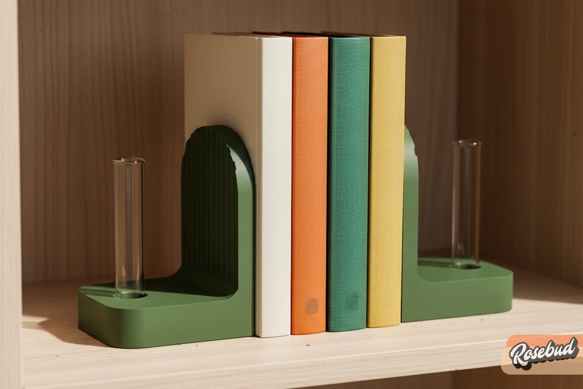 Modern Ribbed Bookend Propagation Station