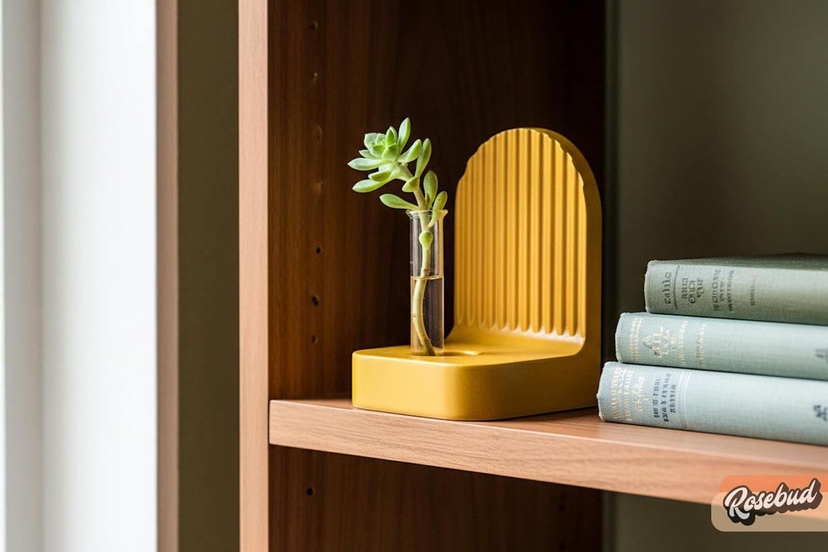 Modern Ribbed Bookend Propagation Station
