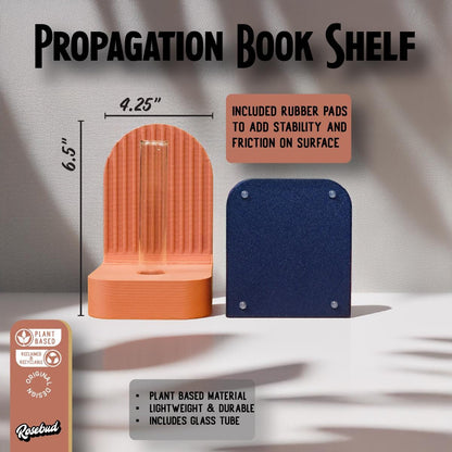 Modern Ribbed Bookend Propagation Station