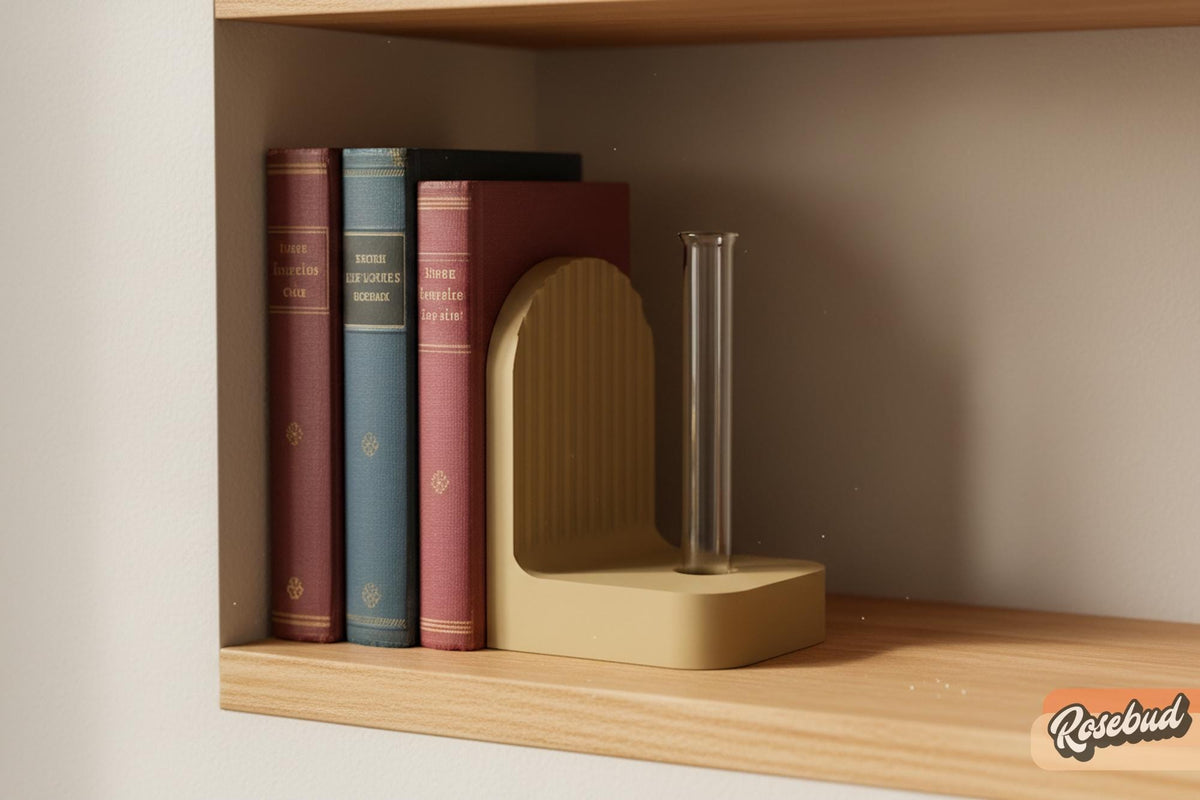 Modern Ribbed Bookend Propagation Station