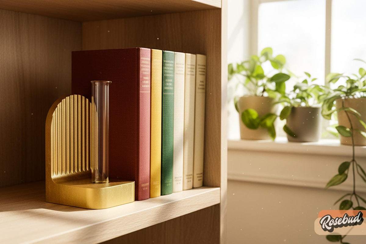 Modern Ribbed Bookend Propagation Station