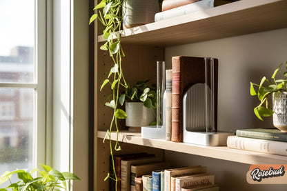 Modern Ribbed Bookend Propagation Station