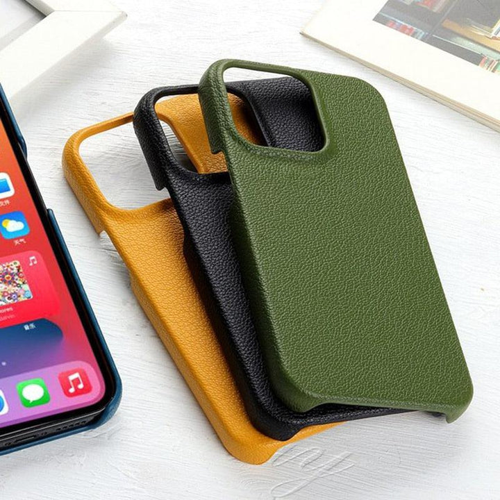 Classic Leather Protective iPhone Case