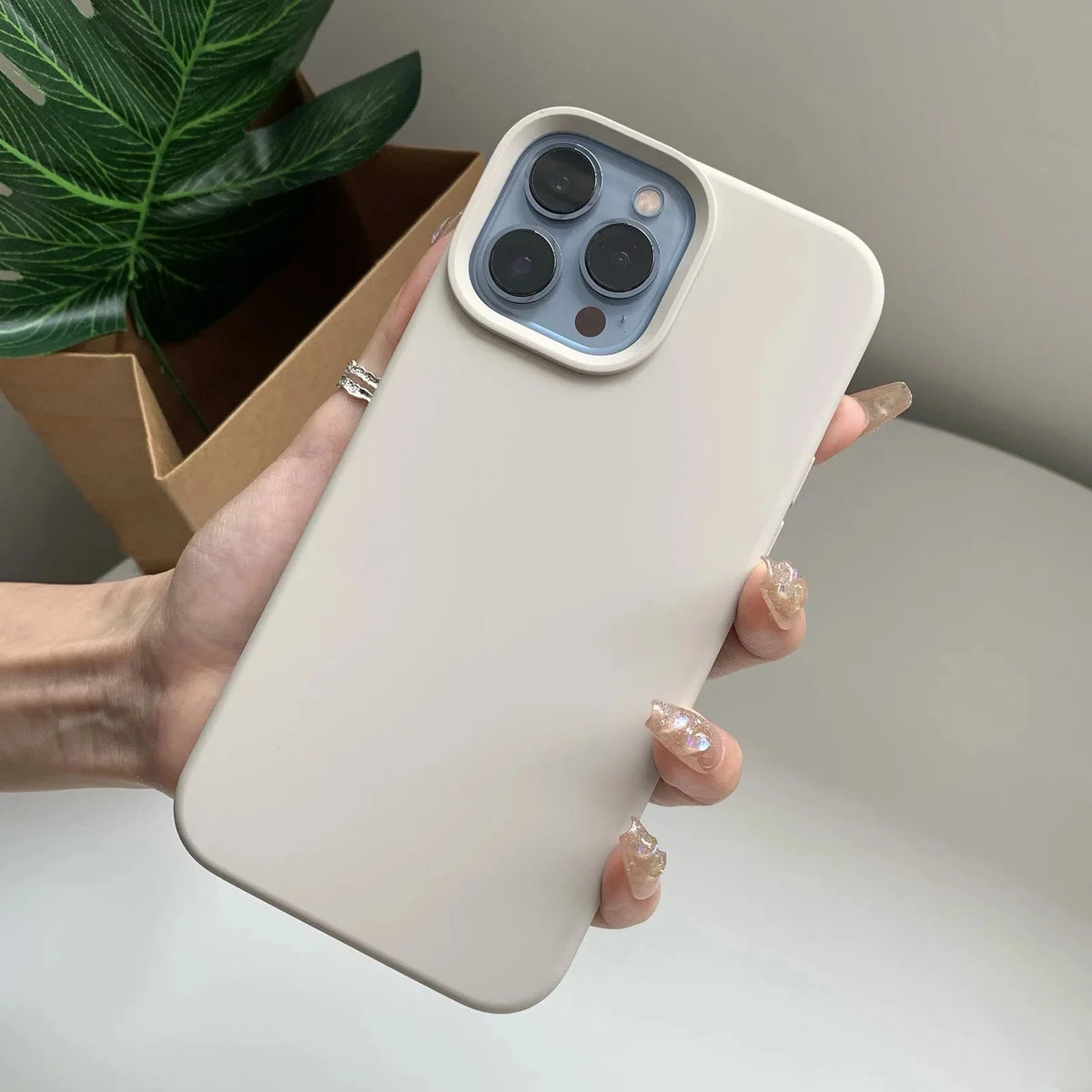 Liquid Silicone Protective iPhone Case