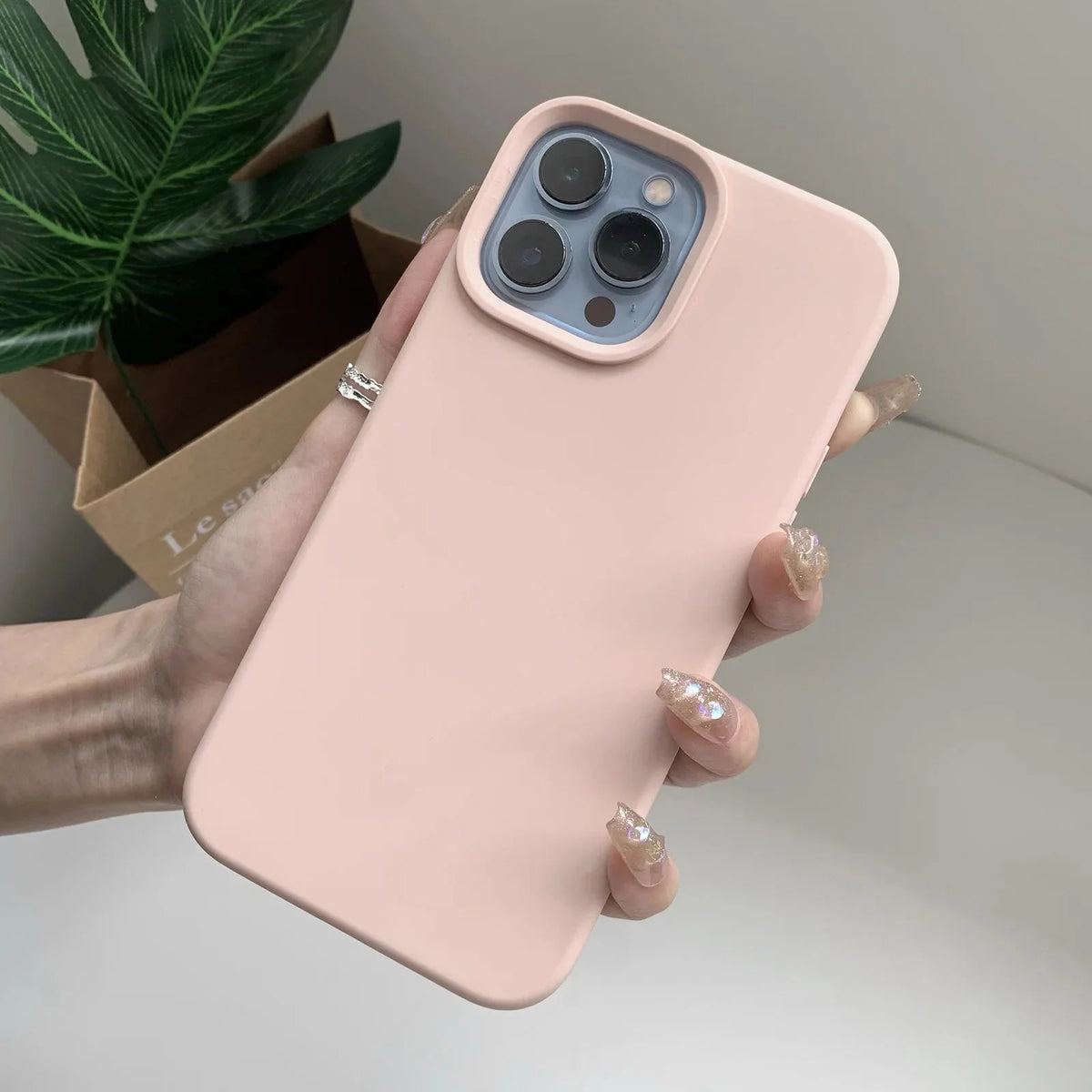 Liquid Silicone Protective iPhone Case