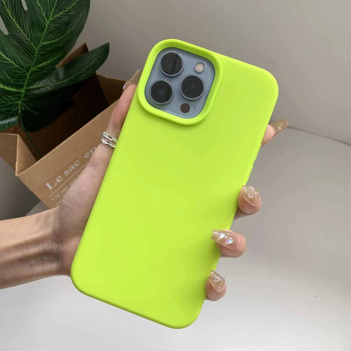 Liquid Silicone Protective iPhone Case