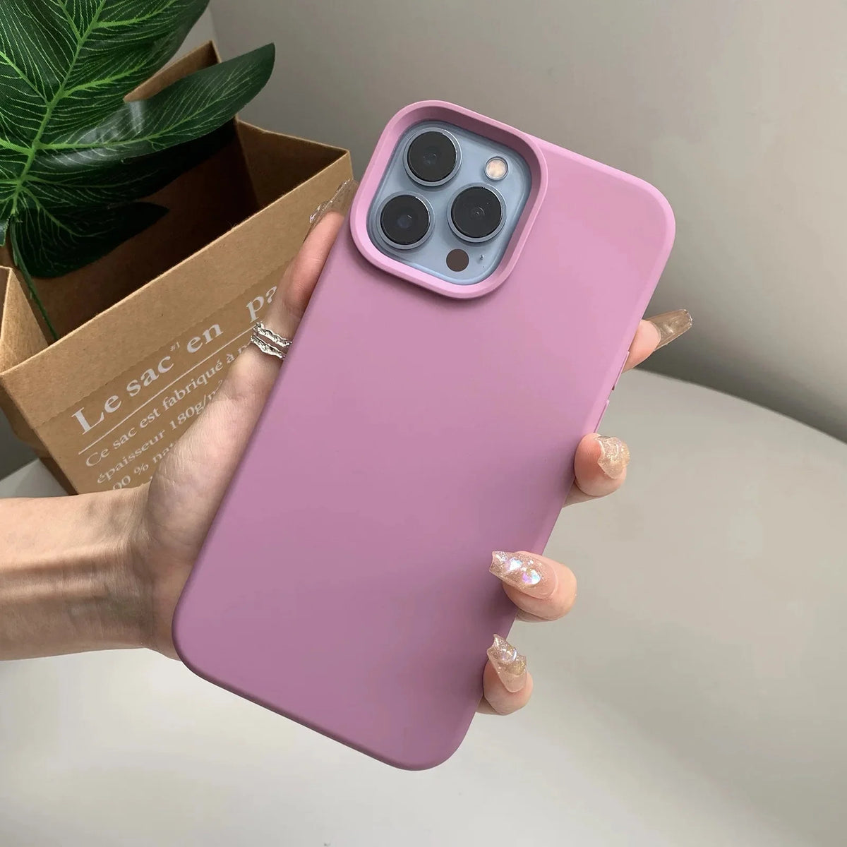 Liquid Silicone Protective iPhone Case