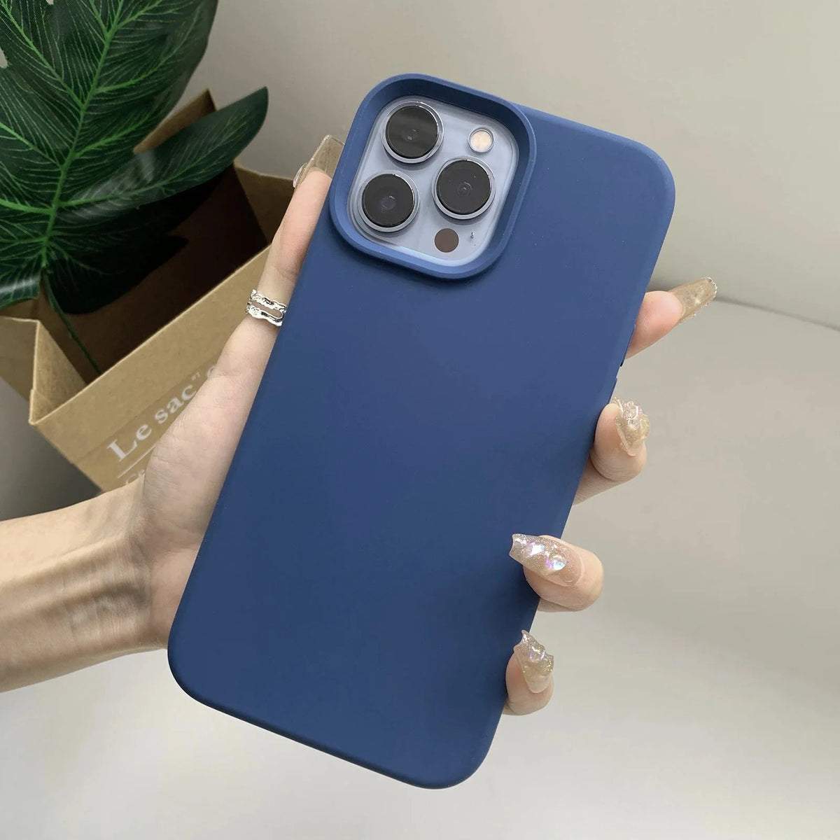 Liquid Silicone Protective iPhone Case