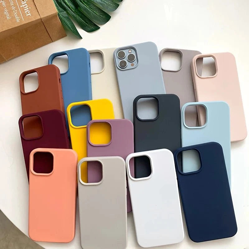 Liquid Silicone Protective iPhone Case