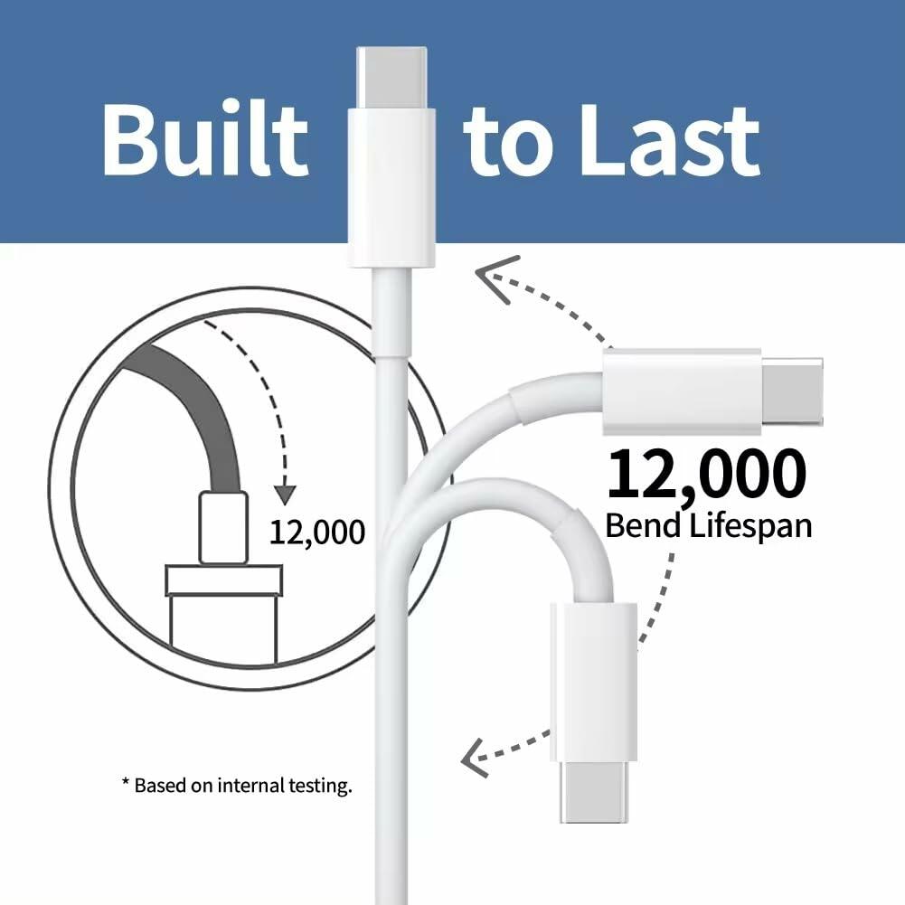 60W USB-C to USB-C Fast Charging Cable — 3.3 ft