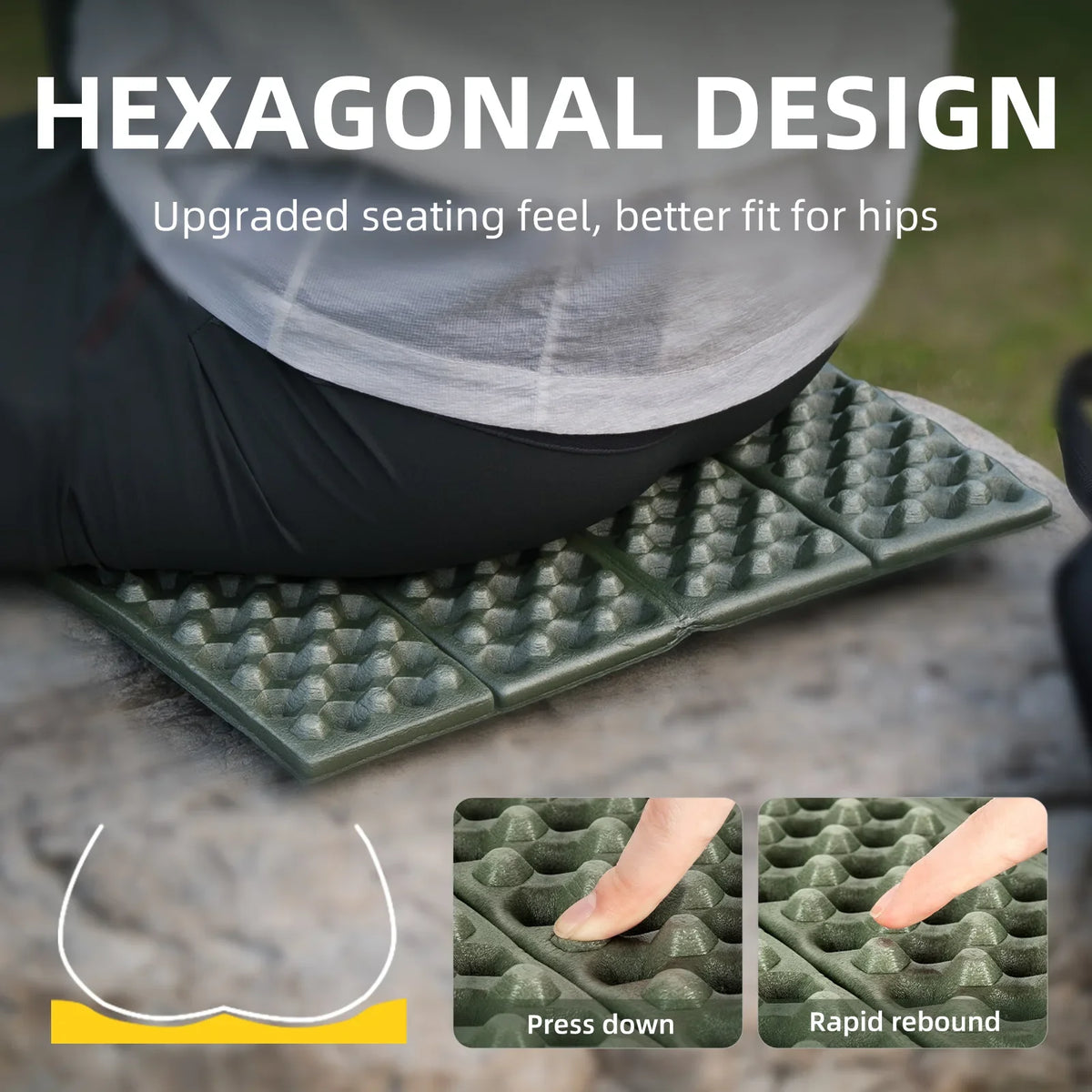 Lightweight Folding Camping Seat Pad