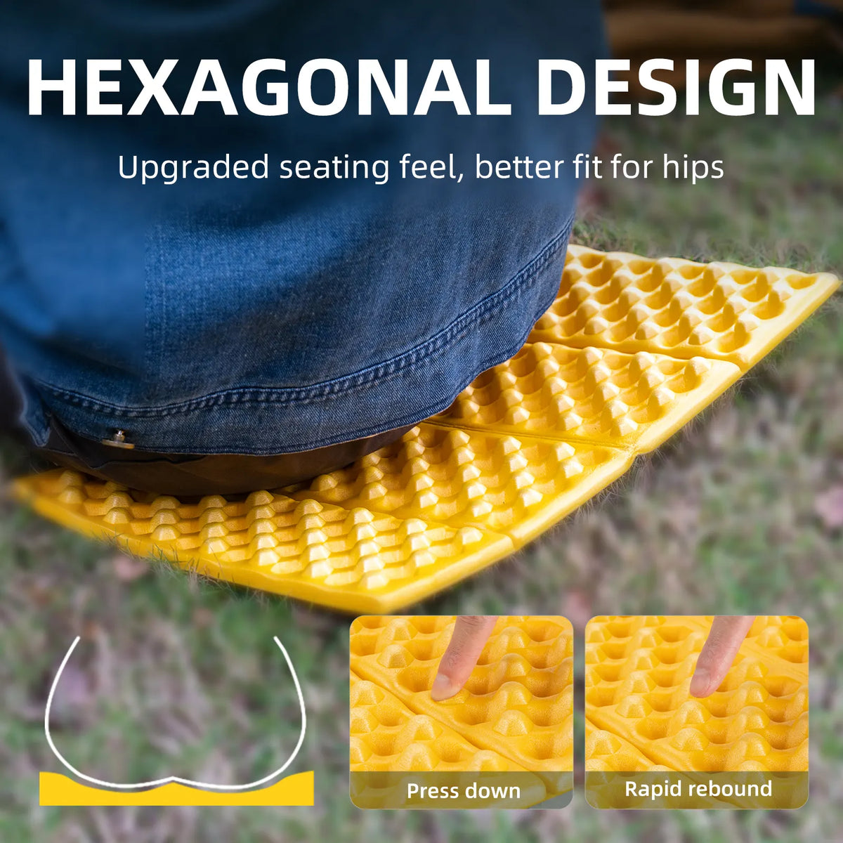 Lightweight Folding Camping Seat Pad
