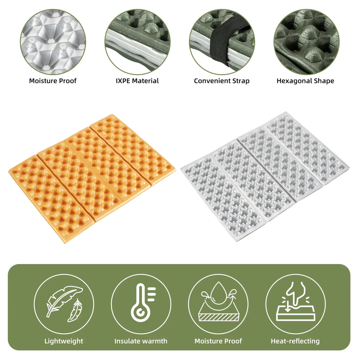 Lightweight Folding Camping Seat Pad
