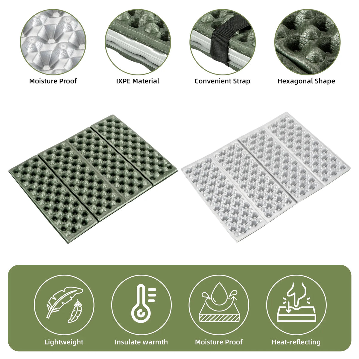 Lightweight Folding Camping Seat Pad