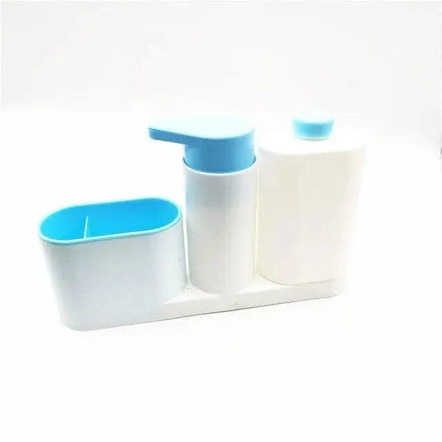 3-in-1 Sink Soap Dispenser & Sponge Organizer
