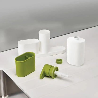 3-in-1 Sink Soap Dispenser & Sponge Organizer